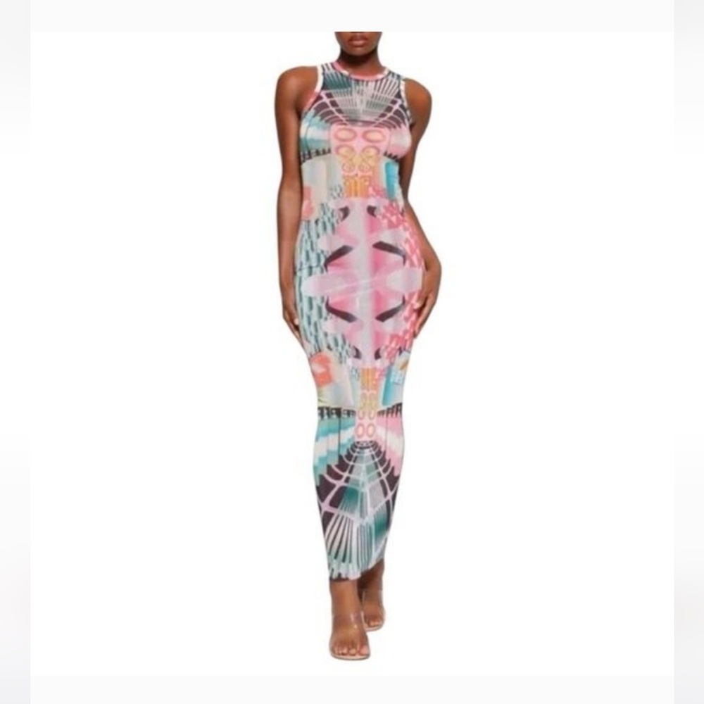 !!!! ● SKIMS Summer Mesh Maxi Dress Size XS ●BNWT🏷